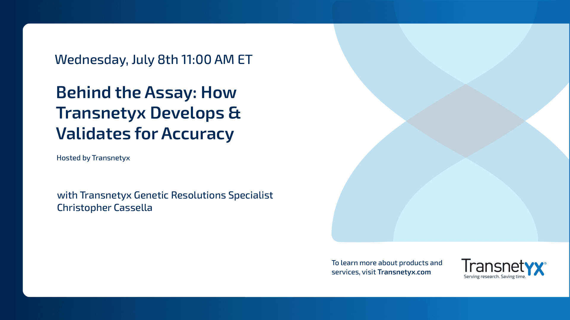 Behind the Assay Webinar July 8